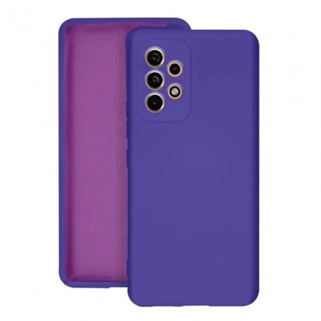 GSM - Husa protectie Flippy pentru Samsung A53 5G Liquid Silicone Mov