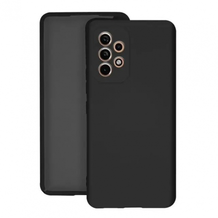 GSM - Husa protectie Flippy pentru Samsung A53 5G Liquid Silicone Negru