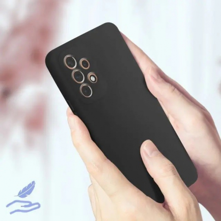 Husa protectie Flippy pentru Samsung A53 5G Liquid Silicone Negru [7]