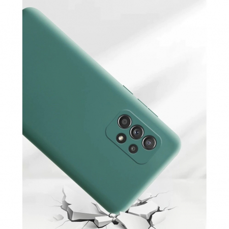 Husa protectie Flippy pentru Samsung A53 5G Liquid Silicone Verde [5]