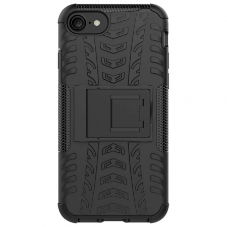 GSM - Husa protectie Flippy pentru Samsung S20 Ultra Defender Model 3 cu Suport, Negru