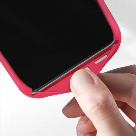 Husa protectie Flippy pentru Samsung S21 FE Liquid Silicone Fuchsia/Roz [1]