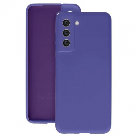 GSM - Husa protectie Flippy pentru Samsung S21 FE Liquid Silicone Mov