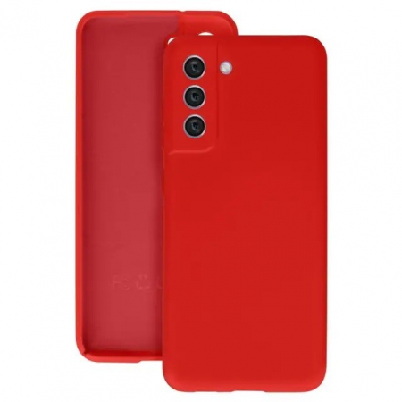 Huse de telefoane - Husa protectie Flippy pentru Samsung S21 FE Liquid Silicone Rosu