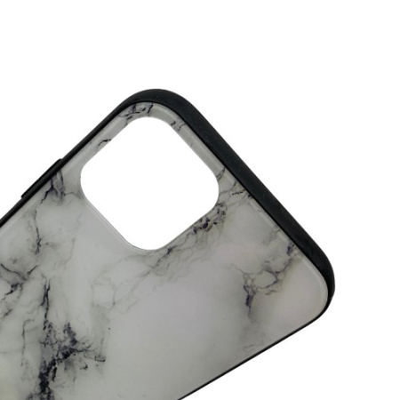 Sub 99 Lei - Husa protectie pentru Apple iPhone 11 Pro Max Soft Acryl TPU Marble Model 2