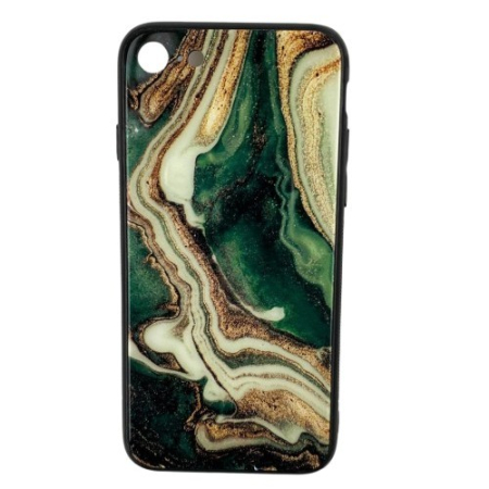 Sub 99 Lei - Husa protectie pentru Apple iPhone 7/8G/SE 2020 Soft Acryl TPU Marble Model 3