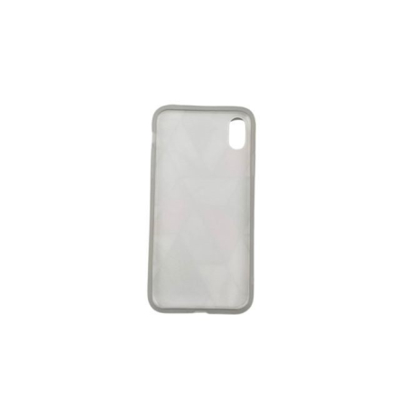Husa protectie pentru Apple iPhone XR Soft IMD TPU Marble Geometric Alb [5]