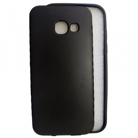 Husa Samsung Galaxy A3 2017 Full Silicone Negru [2]