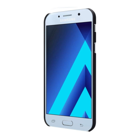 Husa Samsung Galaxy A3 2017 Nillkin Frosted Shield Negru + Folie de protectie [2]