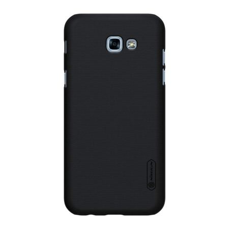 Husa Samsung Galaxy A3 2017 Nillkin Frosted Shield Negru + Folie de protectie [1]