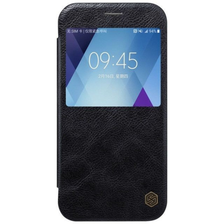 Husa Samsung Galaxy A3 2017 Nillkin Qin Flip Negru [3]