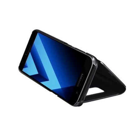 Husa Samsung Galaxy A5 2017 Flip Cover Oglinda Negru [2]