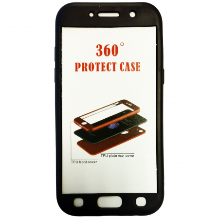 Husa Samsung Galaxy A5 2017 Full Silicone Negru [4]