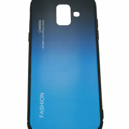 Husa Samsung Galaxy A8 2018 Hybrid Back Degrade, Albastru [6]