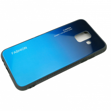 Husa Samsung Galaxy A8 2018 Hybrid Back Degrade, Albastru [4]