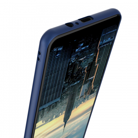 Husa Samsung Galaxy A8 2018 Luxury Case Albastru [4]