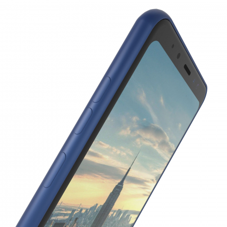 Husa Samsung Galaxy A8 2018 Luxury Case Albastru [5]