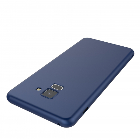 Husa Samsung Galaxy A8 2018 Luxury Case Albastru [6]