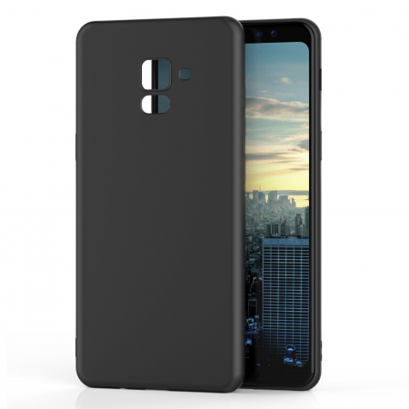 GSM - Husa Samsung Galaxy A8 2018 Luxury Case Negru