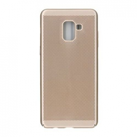 Husa Samsung Galaxy A8 2018 Ultra Slim cu aerisire Auriu [2]