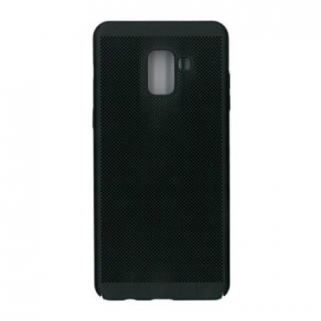GSM - Husa Samsung Galaxy A8 2018 Ultra Slim cu aerisire Negru
