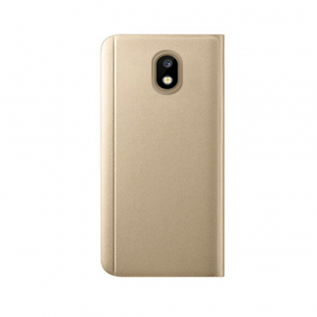 Husa Samsung Galaxy J3 2017 Flip Cover Oglinda Auriu [6]