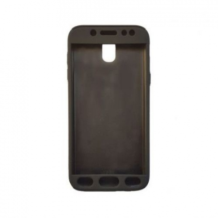 Husa Samsung Galaxy J3 2017 Full Cover 360 Negru + Folie de protectie [2]