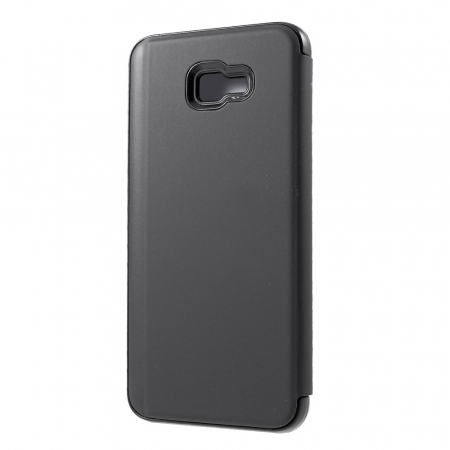 *LICHIDARE STOC* Husa Samsung Galaxy J4 Plus 2018 Flip Cover Oglinda Negru [4]