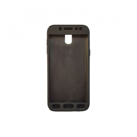 Husa Samsung Galaxy J5 2017 Full Cover 360 Negru + Folie de protectie [2]