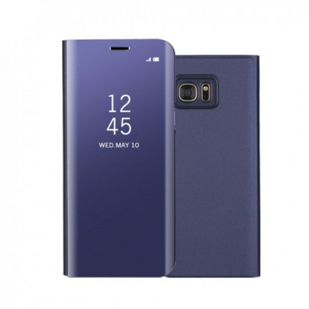GSM - Husa Samsung Galaxy J5 2017 Flip Cover Oglinda Auriu