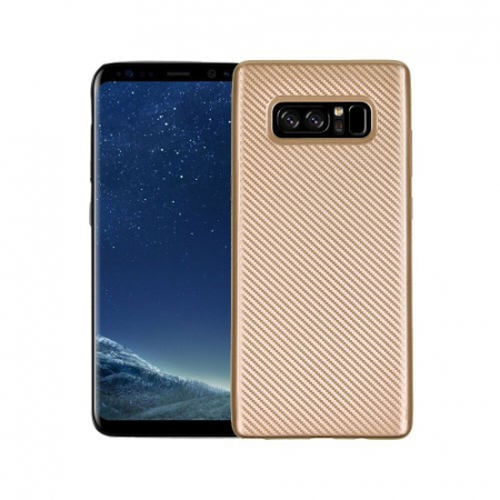 Husa Samsung Galaxy Note 8 i-Zore Carbon Fiber Auriu [4]