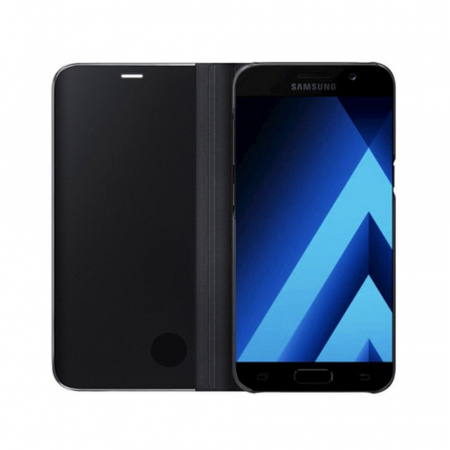 Husa Samsung Galaxy Note 9 Flip Cover Oglinda Negru [4]