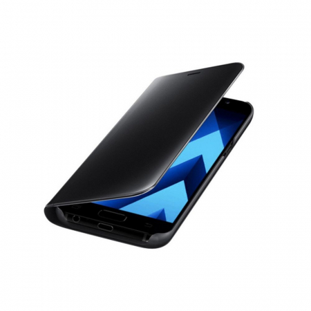 Husa Samsung Galaxy Note 9 Flip Cover Oglinda Negru [3]