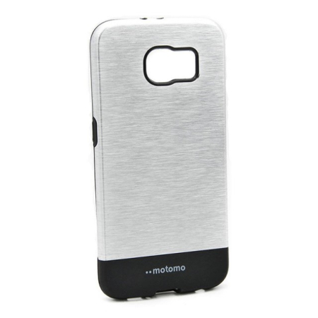 Husa Samsung Galaxy S6 Edge Motomo V4 Argintiu [2]