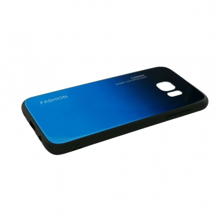 Husa Samsung Galaxy S7 Edge Hybrid Back Degrade, Albastru [2]