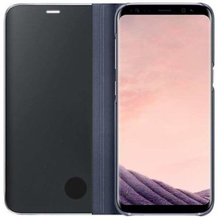 Husa Samsung Galaxy S8 Flip Cover Oglinda Negru [3]