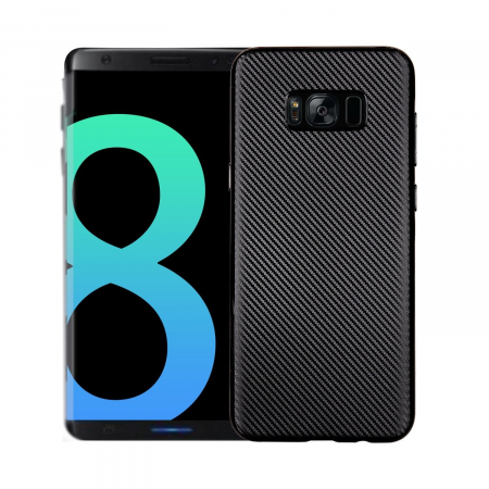 Husa Samsung Galaxy S8 i-Zore Carbon Fiber Negru [2]