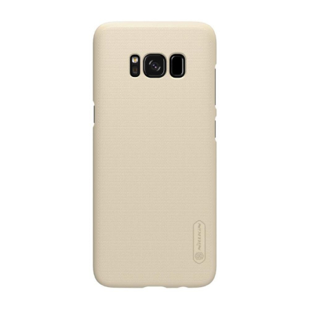 Nillkin - Husa Samsung Galaxy S8 Nillkin Frosted Shield Auriu + Folie de protectie