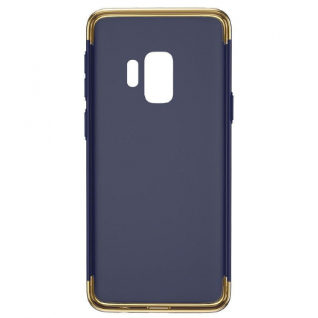 Husa Samsung Galaxy S9 Luxury Plating 3 in 1 Albastru [5]