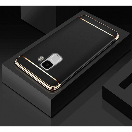 Husa Samsung Galaxy S9 Plus Luxury Plating 3 in 1 Negru [6]