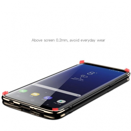 Husa Samsung Galaxy S9 Plus Luxury Plating 3 in 1 Negru [2]