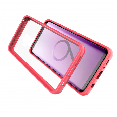Husa Samsung Galaxy S9 shockproof acrylic Roz [5]