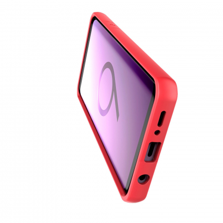 Husa Samsung Galaxy S9 shockproof acrylic Roz [4]