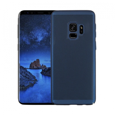 GSM - Husa Samsung Galaxy S9 Ultra Slim cu aerisire Albastru