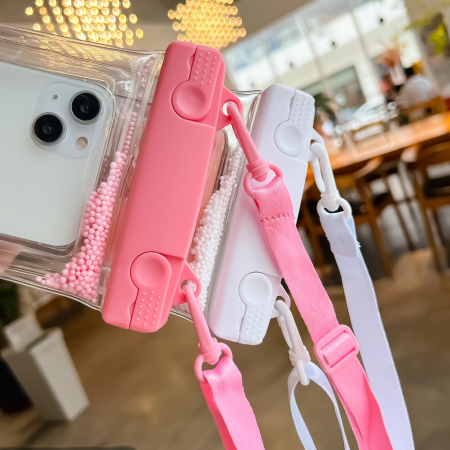 Husa subacvatica Waterproof Flippy, Snowproof, Universala, Senzoriala, cu Snur, pentru telefon sau documente, Alb [1]