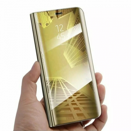 GSM - Husa Samsung Galaxy J7 2017 Flip Cover Oglinda Violet