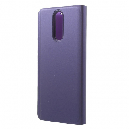 Husa Tip Carte, Flippy, Compatibila cu Huawei Mate 10 Lite, Flip Cover Oglinda, Violet [2]
