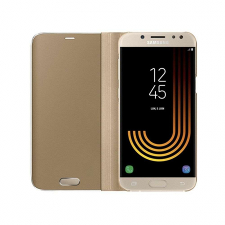 Husa Xiaomi Redmi Note 8 Pro Flip Cover Oglinda Auriu [1]
