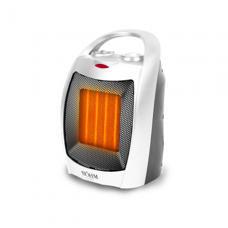Pentru Casa si Camping - Incalzitor ceramic electric BoHM BTC06A, 1500 W, 2 trepte de putere , 20-25m2
