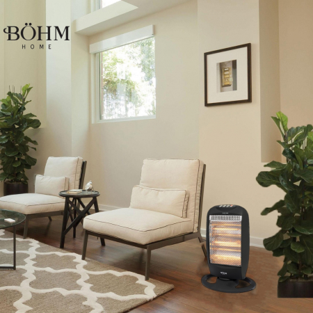 Lichidare Incalzitor electric cu quartz BHH05 BoHM, 3 trepte de putere 400/800/1200 W, Suprafata de incalzire 20-25 m² [3]